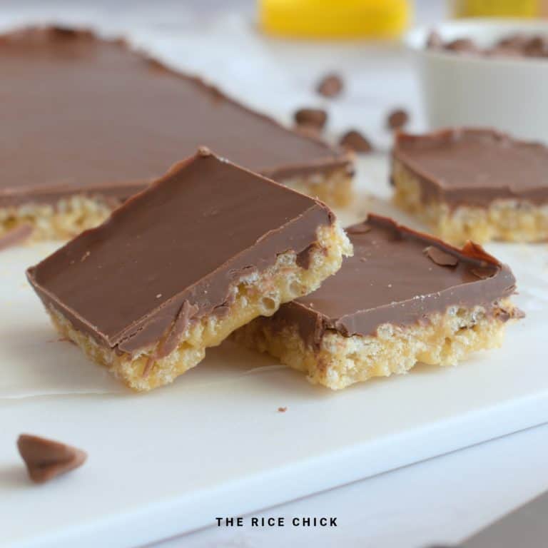Chocolate Peanut Butter Rice Krispie Treats The Rice Chick