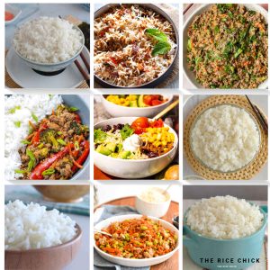 Collection of images for ground turkey rice bowls images.