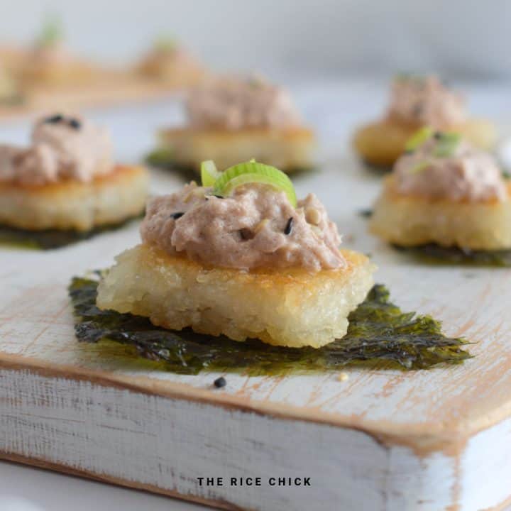 Spicy Tuna Crispy Rice - The Rice Chick