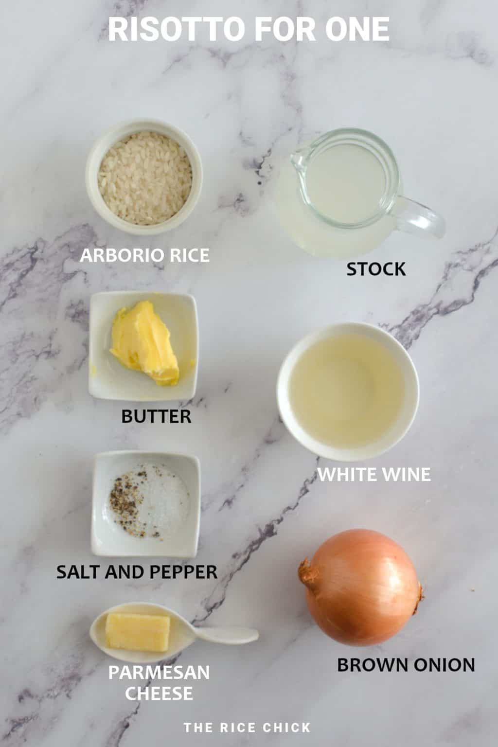 Ingredients In Risotto Risotto For One - The Rice Chick