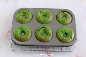 Pandan Donuts The Rice Chick
