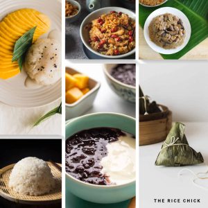 Collection of sticky rice recipes.