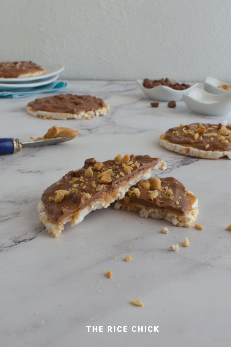 Rice Cake With Chocolate - The Rice Chick