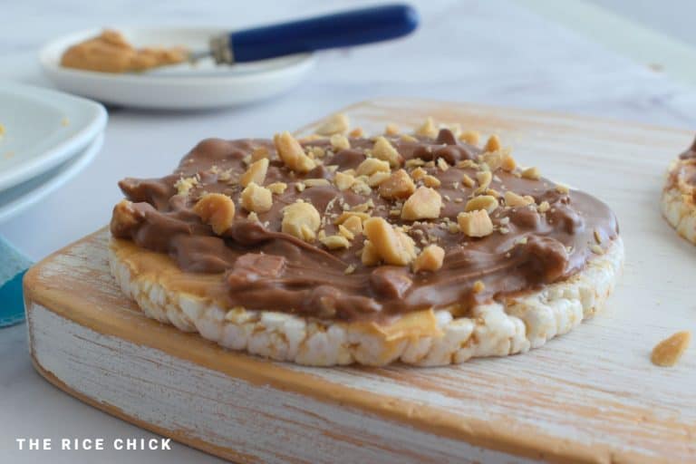 Rice Cake With Chocolate - The Rice Chick