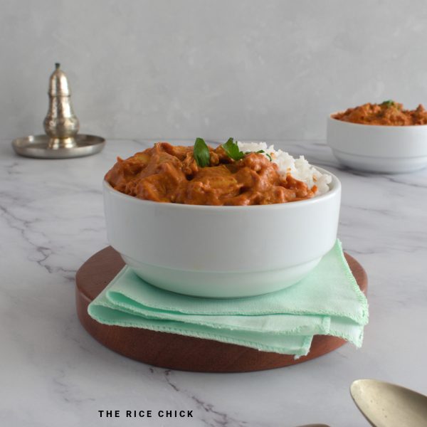 Butter Chicken With Rice - The Rice Chick