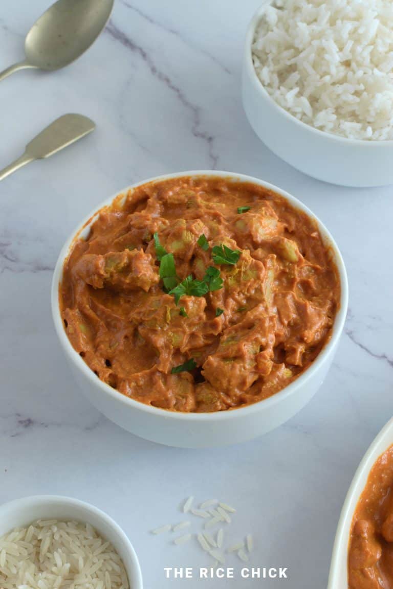Butter Chicken With Rice - The Rice Chick