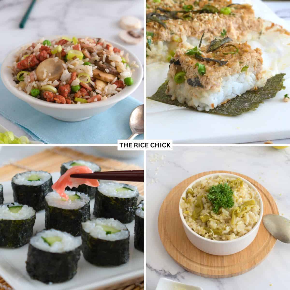 Rice recipes.