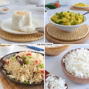 Collection of rice recipes.